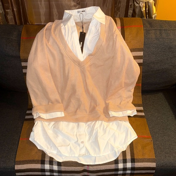 Fashion Nova Gianna Sweater Mini Dress - Picture 2 of 8